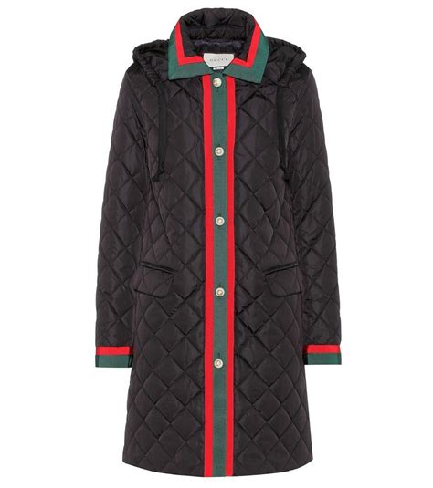 gucci wool jacket men's|gucci black diamond quilted coat.